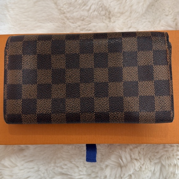 Authentic LOUIS VUITTON Damier Ebene Portefeuille Long Wallet - Picture 8 of 8